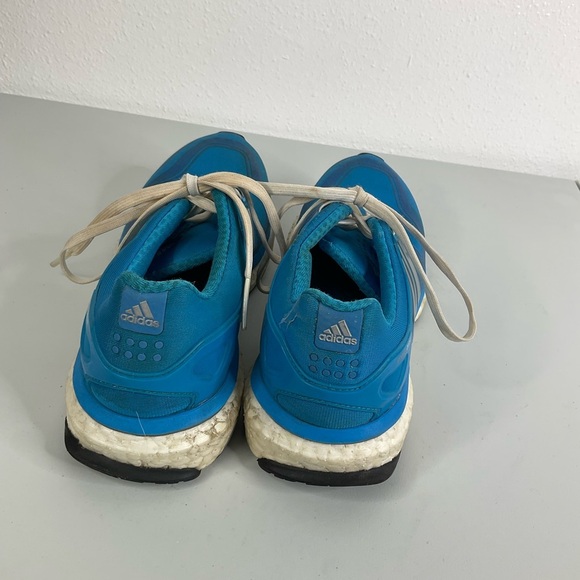 Adidas Blue Techfit Sneakers Size 7.5 - Picture 4 of 8